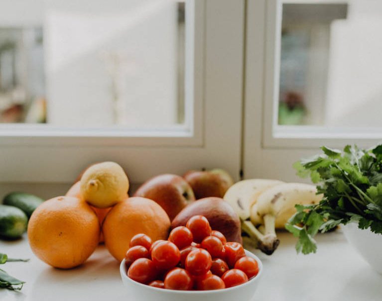 Hintergrundbild Obst und Gemüse